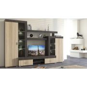 Стенка «Марк» Тик/дуб сонома