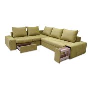 Диван модульный «Дублин» с ящиками и баром