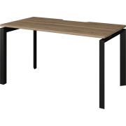 Стол на металлокаркасе Аргентум-МП НТМП.П-140 Дуб сафари/Антрацит