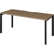 Стол на металлокаркасе Аргентум-МП НТМП.П-160 Дуб сафари/Антрацит