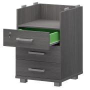 Корпус тумбы приставной Аргентум НТ-320 Лиственница