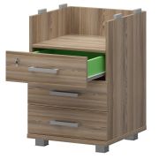 Корпус тумбы приставной  Аргентум НТ-320 Дуб сафари