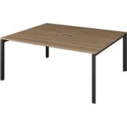 Бенч двойной на 2 рабочих места на металлокаркасе Аргентум-МП НТМП.П.Б2-180 Дуб сафари/Антрацит