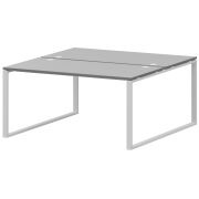 Бенч двойной на 2 рабочих места Арго-М АМБ.О-005.60 Серый/Белый