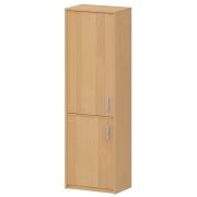 Шкаф комбинированный закрытый узкий Арго А-321/А-621 Ольха