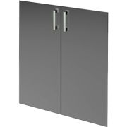 Двери средние стеклянные Аргентум НТ-601.2.С.Ф Тонированный