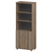 Стеллаж высокий полузакрытый Аргентум «НТ-580;НТ-600.2» Дуб сафари