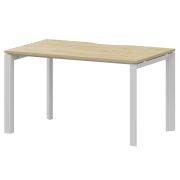 Стол на металлокаркасе  Аргентум-МП НТМП.П-120 Баттл Рок/Белый