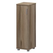 Стеллаж низкий узкий закрытый Аргентум «НТ-440;НТ-601» Дуб сафари