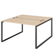 Бенч двойной на 2 рабочих места Арго-М АМБ.О-002 Бук/Антрацит