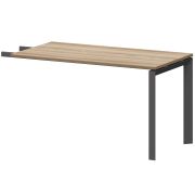 Бриф-приставка на металлокаркасе Аргентум-МП НТМПБ-П-735 Дуб сафари/Антрацит