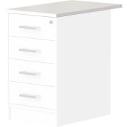 Крышка к приставным тумбам Арго А-707 Белый