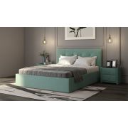 Кровать «Женева» 160х200 Bingo mint c пуговицами (подъемник)