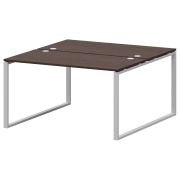 Бенч двойной на 2 рабочих места Арго-М АМБ.О-002 Дуб венге/Белый