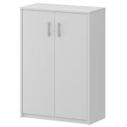 Стеллаж средний закрытый Арго А-304/А-604 Белый