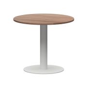 Стол круглый Арго-М АМ-Д90 Темный шимо/Белый