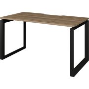 Стол на металлокаркасе Аргентум-МП НТМП.О-140 Дуб сафари/Антрацит