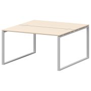 Бенч двойной на 2 рабочих места Арго-М АМБ.О-002.60 Бук/Белый