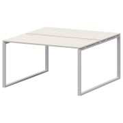 Бенч двойной на 2 рабочих места Арго-М АМБ.О-003.60 Ясень шимо/Белый