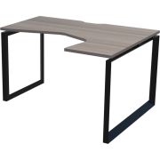 Стол эргономичный правый на металлокаркасе Аргентум-МП НТМП.О-040.ПР Лиственница/Антрацит
