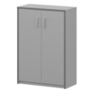 Стеллаж средний закрытый Арго А-304/А-604 Серый