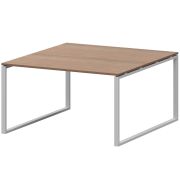 Стол переговорный на металлокаркасе Арго-М АМП.О-005.123 Орех/Белый