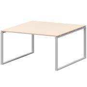 Стол переговорный на металлокаркасе Арго-М АМП.О-004.123 Бук/Белый
