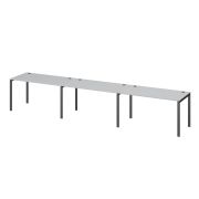 Бенч линейный на 3 рабочих места Арго-М АМБЛ-003-3 Серый/Антрацит