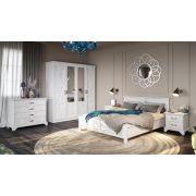 Спальный гарнитур «Лорена» Бетон пайн белый