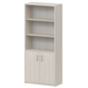 Шкаф комбинированный с прозрачным стеклом Арго А-310/А-стл310пр Ясень шимо