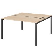 Бенч двойной на 2 рабочих места Арго-М АМБ-004.60 Бук/Антрацит