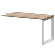 Бриф-приставка на металлокаркасе Аргентум-МП НТМПБ-О-735 Дуб сафари/Белый