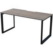 Стол на металлокаркасе Аргентум-МП НТМП.О-140 Лиственница/Антрацит