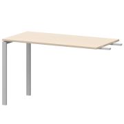 Бриф-приставка на металлокаркасе Арго-М АМ-120.60 Бук/Белый