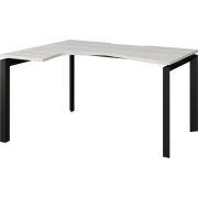 Стол эргономичный левый на металлокаркасе Аргентум-МП НТМП.П-040.ЛВ Сосна винтер/Антрацит