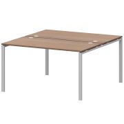 Бенч двойной на 2 рабочих места Арго-М АМБ-005.60 Орех/Белый