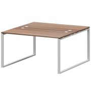 Бенч двойной на 2 рабочих места Арго-М АМБ.О-005 Темный шимо/Белый