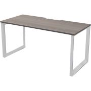 Стол на металлокаркасе Аргентум-МП НТМП.О-140 Лиственница/Белый