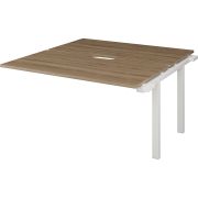 Модуль двойной на металлокаркасе Аргентум-МП НТМП.ПО.Б2-140Э Дуб сафари/Белый