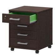 Тумба подкатная Арго АТЛ-04 Дуб венге