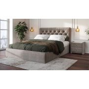 Кровать «Беатриче» со стразами 160*200 (подъемник) Lecco vision