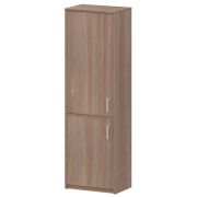 Шкаф комбинированный закрытый узкий Арго А-321/А-621 Темный шимо