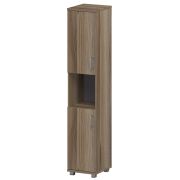 Стеллаж высокий узкий полузакрытый Аргентум «НТ-540;НТ-600;НТ-600» Дуб сафари