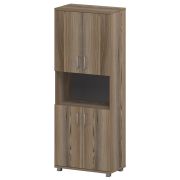 Стеллаж высокий полузакрытый Аргентум «НТ-580;НТ-600.2;НТ-600.2» Дуб сафари