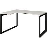 Стол эргономичный левый на металлокаркасе Аргентум-МП НТМП.О-040.ЛВ Сосна винтер/Антрацит