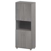 Стеллаж высокий полузакрытый Аргентум «НТ-580;НТ-600.2;НТ-600.2» Лиственница