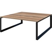 Стол переговорный на металлокаркасе Аргентум-МП НТМП.О.180.11 Дуб сафари/Антрацит