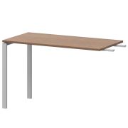 Бриф-приставка на металлокаркасе Арго-М АМ-120.60 Орех/Белый