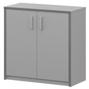 Стеллаж низкий закрытый Арго А-302/А-602 Серый
