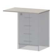 Крышка к приставным тумбам Арго А-706.Ф Ясень шимо